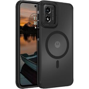 Guagua for Motorola Moto G Stylus 5G 2024 CASE متوافقة مع Magsafe Moto G stylus Magnetic Case Slim Slim Matte Matte Screats Procratch Case For Moto G Stylus 5G 2024 ، Black in Kuwait