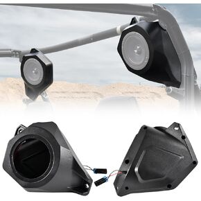 6.5 "مكبرات الصوت الخلفية القرون الحاويات حاويات حاويات من أجل Can-Am Trail Sport/Commander ، صناديق سماعات الصوت Mount for Can-Am Trail Sport/Commander Max 2018-2025 ، 2 pcs ، 715003672