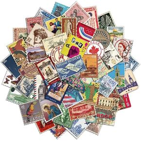 50Pcs Retro Modified Vintage Car Stickers for Journaling, Waterproof Decal Pack for Laptops, Water Bottles, Luggage, Helmets, and Motorcycles, Reusable Graffiti Art Stickers