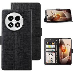 Foluu for OnePlus 13 Wallet Case, PU Leather Flip Folio with [Shockproof TPU Inner Case], Kickstand Card Slots Ultra Slim Strong Magnetic Closure Cover for OnePlus 13 5G 2025 (Blue)