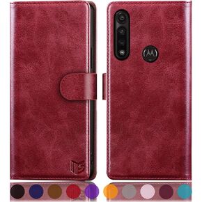 SUANPOT for Motorola Moto G Power 2020(Non 2021) with RFID Blocking Leather Wallet case Credit Card Holder,Flip Folio Book Phone case Shockproof Cover Women Men for Moto G Power case Wallet Sky Blue