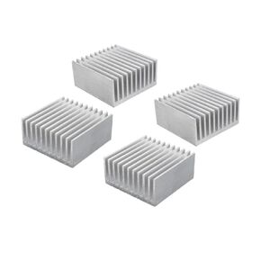 EasyCargo 40mm Heatkink 40x40x30mm ، Aluminium Deatink Silvertone للتبريد TEC1-12706 PELTIER الحرارية 40mmmx40mmx30mm