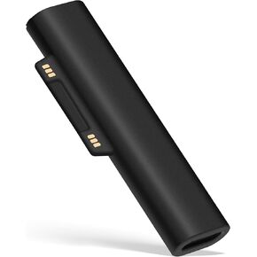 Surface Charging Adapter, Support PD up to 45W (15V/3A) Fast Charging, USB C Female to Surface Magnetic Charging Connector for Microsoft Pro7/6/5/4 Surface Laptop 3/2/1, Surface Book, Surface Go