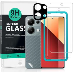 Ibywind 2 Pcs Screen Protector For Redmi Note 13 Pro+ 5G/Redmi Note 13 Pro Plus 5G 6.67",Flexible TPU Film,With 1Pc Camera Lens Protector,1Pc Back Film,Bubble Free[Easy to install]