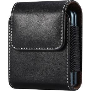 Cell Phone Holster Case Belt Pouch for Samsung Galaxy Z Flip 3 5G/ Z Flip 4/ Z Flip5/ Z Flip 6/ Z Flip6/ Moto Razr 2024 2023 2022 2019/ Razr 5G/ Razr+/ Razr 50 Razr 40 Ultra Protective Cover Holder