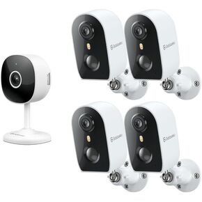 GALAYOU Cameras for Home Security Outside- WiFi Surveillance Indoor/Outdoor, Security Cameras with Two-Way Audio, Clear Night Vision, Cloud/SD Storage