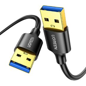UGREEN USB 3.0 Switch Selector 2 Computers Share Bundle with USB to USB, 5 Gbps USB 3.0 Cable