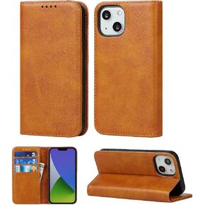 Jaorty for iPhone 14 Plus Wallet Folio Phone Case with Card Holder 6.7 Inch,Premium PU Leather Magnetic Full Protection Shockproof Phone Case for Women & Men for iPhone 14 Plus 5G 2022 -Sky Blue