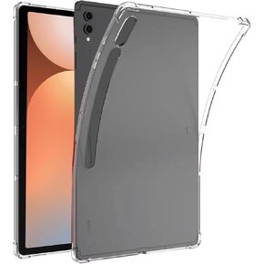 للحصول على حالة Samsung Galaxy Tab S10 Plus ، قشرة الغطاء الخلفي للجلد الشفافة الشفافة الشفافة الناعمة