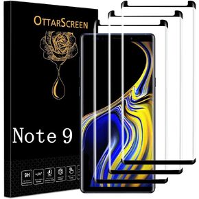 Galaxy Note 9 Screen Protector, 3 Pack Galaxy Note 9 Tempered Glass Screen Protector【3 Pack】 Easy Installation, 3D Glass 9H Hardness Tempered Glass Screen Protector for Samsung Galaxy Note 9