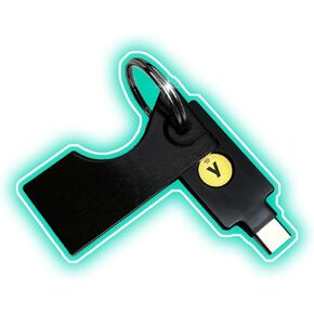 Cover Case Keychain for Yubikey 5C NFC – Durable Protection with Easy Access