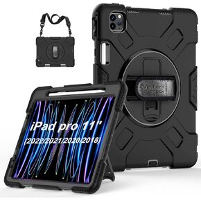 (Get 2) iPad Pro 11 Case 2021/2020/2018 Black + iPad Pro 11 Case 2021/2020/2018 Mint Green