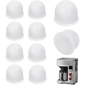 10-Pack Coffee Maker Water Filter Pods for Wolf Gourmet, Activated Carbon Filter Replacement for WGCM100S, WGCM110S, WGCM120S, Compatible with Wolf Gourmet