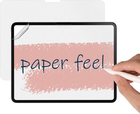 kwmobile Paper Feel Screen Protector Compatible with Apple iPad Pro 13" (2024) - Fingerprint Scratch Resistant - Paper Like for Writing and Sketching in Saudi Arabia
