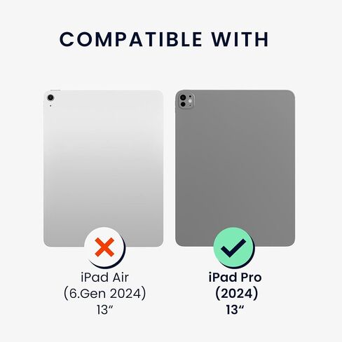 kwmobile Paper Feel Screen Protector Compatible with Apple iPad Pro 13" (2024) - Fingerprint Scratch Resistant - Paper Like for Writing and Sketching in Saudi Arabia