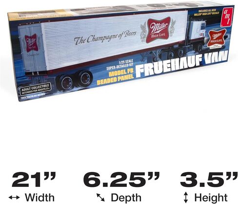AMT Fruehauf 40' Reefer Trailer Watkins 1:25 Scale Model Kit in Saudi Arabia