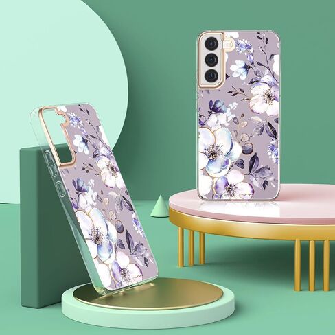 MILPROX Case for Samsung Galaxy S25 Plus - Slim Fit Floral S-25 Plus Cover, Elegant Feminine Flower Design, Ultra-Thin Anti-Yellowing Protective Cute Shell for Women and Girls, (Blossom) in Saudi Arabia