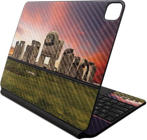 Carbon Fiber Skin Compatible with Apple Magic Keyboard for iPad Air 13-inch (M2) 2024 - Imposter - Premium 3M Vinyl Protective Wrap Decal Cover - Easy to Apply | Crafted in The USA by MightySkins in Saudi Arabia