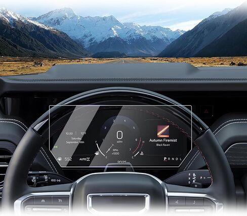 LUWU 2025 GMC Yukon Screen Protector Compatible with 2025 GMC Yukon Interior Accessories AT4/AT4 Ultimate/Denali/Denali Ultimate Screen Protector Dashboard Nano Touchscreen 11Inch 2PCS in Saudi Arabia