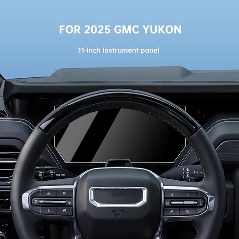 LUWU 2025 GMC Yukon Screen Protector Compatible with 2025 GMC Yukon Interior Accessories AT4/AT4 Ultimate/Denali/Denali Ultimate Screen Protector Dashboard Nano Touchscreen 11Inch 2PCS in Saudi Arabia