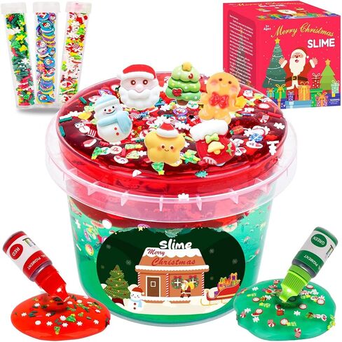 Pink Crunchy Clear Slime 13 OZ Big Bucket Gifts for Girls & Boys, Stretchy & Non-Sticky, Super Soft Stress Relief Toy, Idea Birthday Gifts, Party Favors for Kids, Christmas Stocking Stuffers in Kuwait