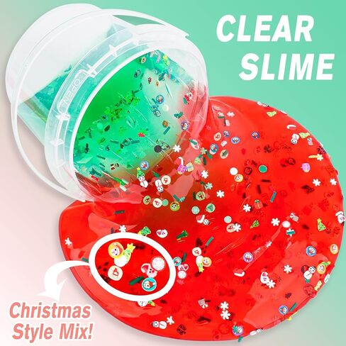 Pink Crunchy Clear Slime 13 OZ Big Bucket Gifts for Girls & Boys, Stretchy & Non-Sticky, Super Soft Stress Relief Toy, Idea Birthday Gifts, Party Favors for Kids, Christmas Stocking Stuffers in Kuwait