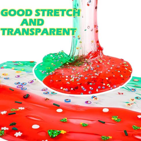 Pink Crunchy Clear Slime 13 OZ Big Bucket Gifts for Girls & Boys, Stretchy & Non-Sticky, Super Soft Stress Relief Toy, Idea Birthday Gifts, Party Favors for Kids, Christmas Stocking Stuffers in Kuwait