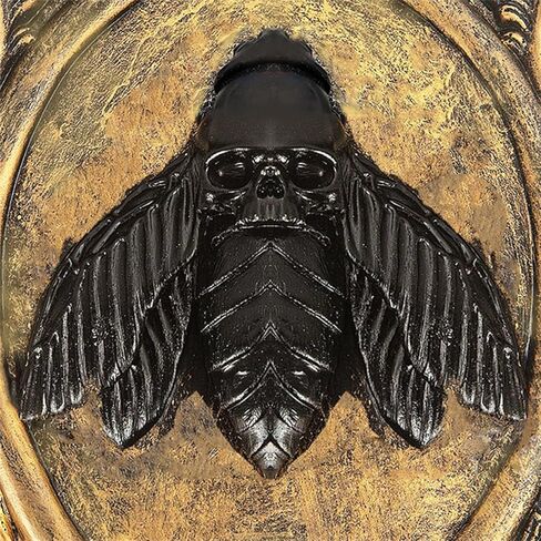 KVTTOZA عيد الميلاد الخفافيش رئيس جدار ديكور الحيوان رئيس جدار الذهب خمر جدار النحت ديكور المنزل الفن ديكور تمثال القوطية لغرفة المعيشة غرفة نوم الديكور in Kuwait