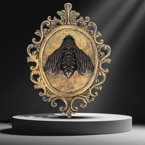 KVTTOZA عيد الميلاد الخفافيش رئيس جدار ديكور الحيوان رئيس جدار الذهب خمر جدار النحت ديكور المنزل الفن ديكور تمثال القوطية لغرفة المعيشة غرفة نوم الديكور in Kuwait