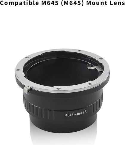 M645 Lens m4/3 Adapter,Mamiya 645 (M645) Mount Lens to Micro Four Thirds (M4/3 MFT) Mount Cameras EPL5,EPL3,EPM1,GH6,GH5,GH4,GH3,GH2,GH1,G80,G100,G9,G7,G1,G2,G3,G5,G6,GF1,GF2,GF3,GF5,GF6 in Saudi Arabia
