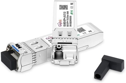 1 Pair 10GBASE-BX10-UD BiDi SFP+ Module, TX 1270nm/1330nm, RX 1330nm/1270nm, 10km DOM Simplex LC/UPC SMF Optical Transceiver Networking Mini Gbic for Extreme 10GB-BX10-U/ 10GB-BX10-D in Kuwait