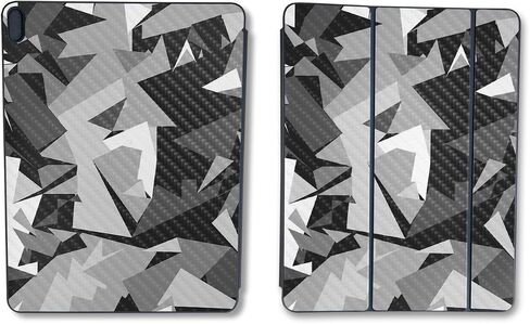 تتوافق الألياف الكربونية للجلد مع Apple Smart Folio لـ iPad Pro 11 بوصة (M2) 2024 - Mono Camo - غطاء ملصق واقي فينيل 3M Premium 3M - يسهل تطبيقه | مصنوع في الولايات المتحدة الأمريكية من قبل Mayyskins in Kuwait