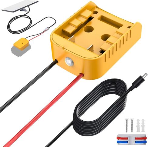 for Starlink Mini DC Power Cable Compatible with Dewalt 20V Battery 10FT, Power Wheel Adapter with Switch Direct to Starlink Mini DC Power Cable, Small and Portable Kit in Saudi Arabia