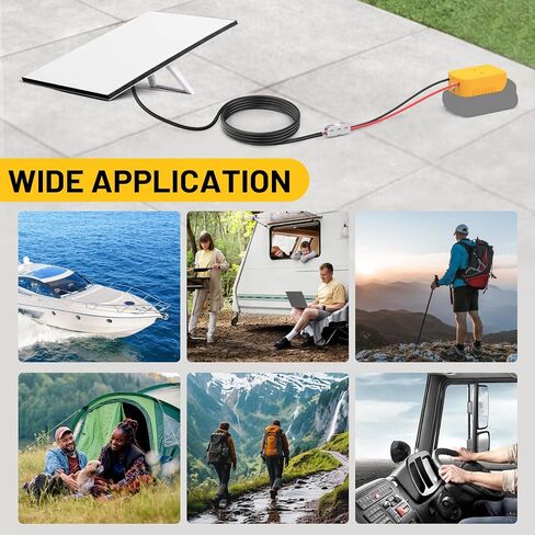 for Starlink Mini DC Power Cable Compatible with Dewalt 20V Battery 10FT, Power Wheel Adapter with Switch Direct to Starlink Mini DC Power Cable, Small and Portable Kit in Saudi Arabia
