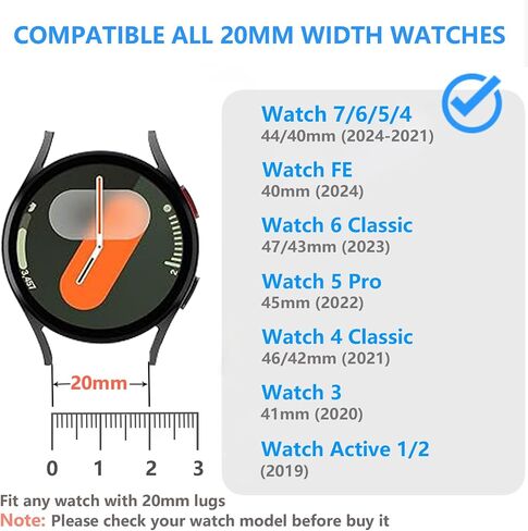 Boho Braided Retro Fabric Band Compatible with Samsung Galaxy Watch 7/6/5/4/FE 40mm 44mm, Watch 5 Pro 45mm, Watch 6/4 Classic 42mm 43mm 46mm 47mm, 20mm Friendship Bracelet Handmade Beaded Nylon Strap in Saudi Arabia
