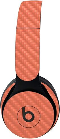 Mayyskins Carbon Carbon Skin for Beats Solo Pro Wireless Headons - الأصفر الصلب | واقي ، دائم من ألياف الكربون المحكم | من السهل تطبيق الأنماط وإزالتها وتغييرها | صنع في الولايات المتحدة in Kuwait
