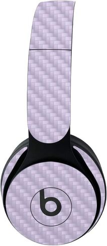 Mayyskins Carbon Carbon Skin for Beats Solo Pro Wireless Headons - الأصفر الصلب | واقي ، دائم من ألياف الكربون المحكم | من السهل تطبيق الأنماط وإزالتها وتغييرها | صنع في الولايات المتحدة in Kuwait