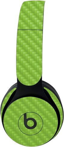 Mayyskins Carbon Carbon Skin for Beats Solo Pro Wireless Headons - الأصفر الصلب | واقي ، دائم من ألياف الكربون المحكم | من السهل تطبيق الأنماط وإزالتها وتغييرها | صنع في الولايات المتحدة in Kuwait