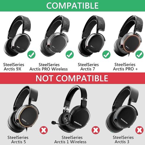 Arctis 7 Headband Replacement Fabric Headband Top Pad Cushion Compatible with SteelSeries Arctis 7 / Arctis 9X / Arctis pro Lossless Wireless Gaming Headset Headphone Head Band in Saudi Arabia