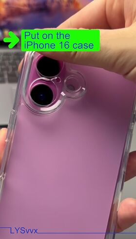 علبة الهاتف لـ iPhone 16 6.1 بوصة و 360 درجة من الجسم الكامل للغطاء الناعم المقاوم للخدش المقاوم للخدش. in Kuwait