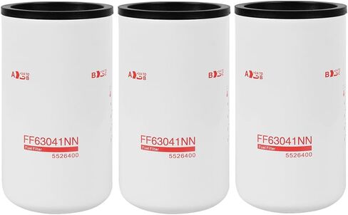 3PCS FF63041NN Fuel Filter Water Separator Filter Compatible With Cummins Stage V L9 engines Cummins Stage V OSB 6.7L engines Cummins B6.8L engines Replace FF63041-NN 5526400 in Kuwait
