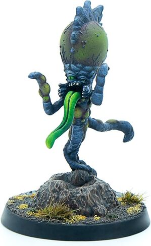 Modiphius Entertainment: Fallout: Miniatures - Zetans: Invaders from Beyond - 5 Resin Figures, Appalachia Wave, Unpainted & Unassembled, Licensed in Saudi Arabia