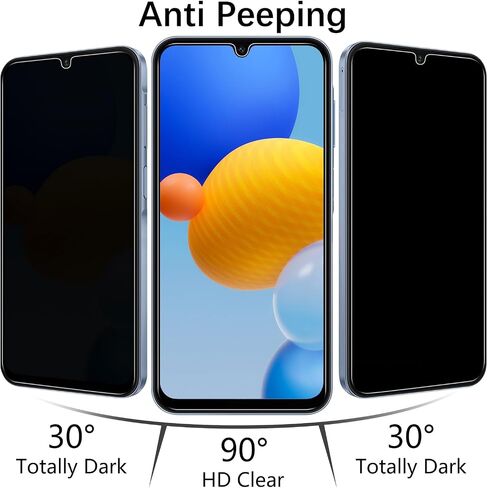 MAYtobe [2-Pack] Screen Protector Designed for Samsung Galaxy A15 5G Tempered Glass, Bubble Free, Anti Scratch, Easy to Install in Saudi Arabia