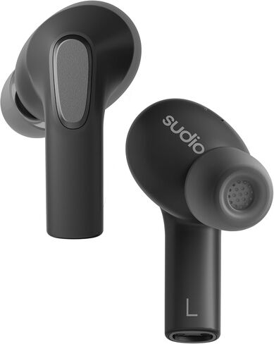 Sudio E3 Wireless Earbuds with Bluetooth 5.3, Hybrid ANC, Microphone, Codec AAC, 30h Playtime, Wireless and USB Type-C Charging, Sweat and Splash Resistance in Saudi Arabia