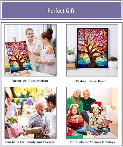Book Paint by Numbers Kit for Adults Beginner, Flower Adult's Paint by Number Kits On Canvas, DIY Oil Painting Kits for Gift Home Wall Decor 16x20 Inch in Saudi Arabia