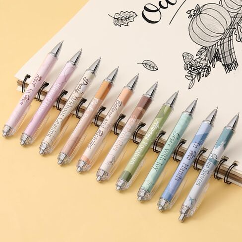 Mr. Pen- Christian Pen Set, 10 Pack, Faith Blossoms, Black Ink, Bible Verse Pens, Christian Pens for Women, Bible Pens No Bleed Through, Ballpoint Pens Ballpoint, Christmas Gift in Saudi Arabia