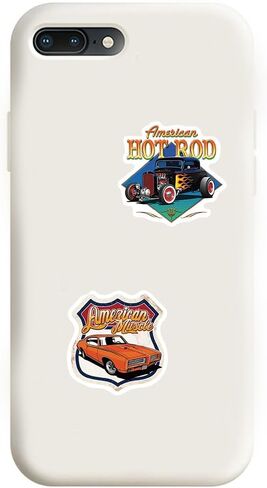 50Pcs Retro Modified Vintage Car Stickers for Journaling, Waterproof Decal Pack for Laptops, Water Bottles, Luggage, Helmets, and Motorcycles, Reusable Graffiti Art Stickers in Saudi Arabia