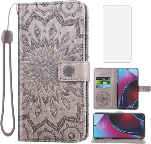 Asuwish Phone Case for Motorola Moto G Stylus 5G 2022 Wallet with Glass Glass Screen Protector Leather Slim Flip Cover Accessories STAND CELLESS XT2215-1 XT2215-4 XT2215DL MEN GREEN in Kuwait