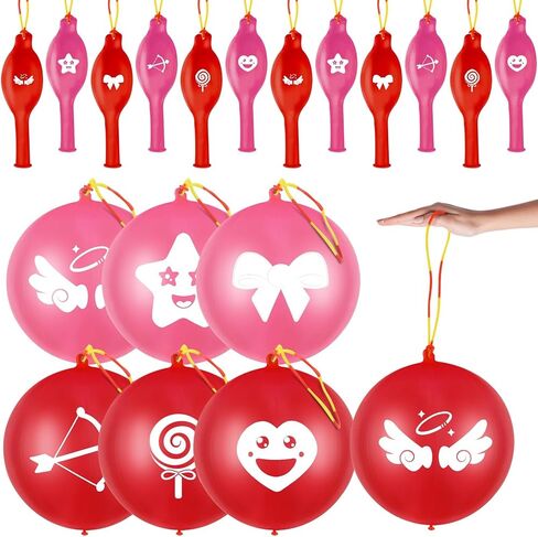 36 Pcs Farm Animals Punch Balloons with Rubber Band Handle Heavy Duty Farm Animals Themed for Kids Party Favors (Farm Animals Themed, 36) in Kuwait