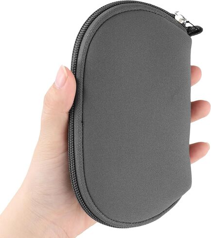 kwmobile Neoprene Case Compatible with Logitech MX Master 3 / Master 3S / Master 2S - Case for Mouse Soft Pouch Carry Bag - Dark Grey in Saudi Arabia